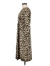 Chico's Animal Print Brown Casual Dress Size Med (1) - photo 5