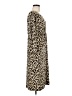 Chico's Animal Print Brown Casual Dress Size Med (1) - photo 4