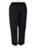Alfred Dunner 100% Polyester Solid Black Track Pants Size 18 - photo 2