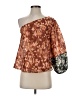 Sachin + Babi 100% Polyester Brown 3/4 Sleeve Blouse Size S - photo 1