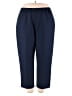 Alfred Dunner Solid Blue Casual Pants Size 20 - photo 1