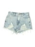 PacSun 100% Cotton Blue Denim Shorts Size 24 waist - photo 1
