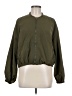 Lulus 100% Polyester Solid Green Jacket Size M - photo 1