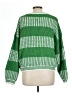 Shein 100% Acrylic Checkered-gingham Green Pullover Sweater Size L - photo 2