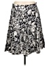 Chaps 100% Cotton Paisley Black Casual Skirt Size 10 - photo 1