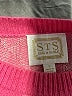 Sail to Sable 100% Wool Argyle Pink Wool Pullover Sweater Size S - photo 7