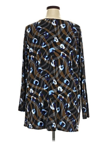 LOGO by Lori Goldstein Long Sleeve Blouse (view 2)