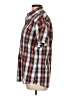 Assorted Brands 100% Cotton Checkered-gingham Orange Short Sleeve Button-Down Shirt Size L - photo 5