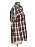 Assorted Brands 100% Cotton Checkered-gingham Orange Short Sleeve Button-Down Shirt Size L - photo 4