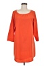Blaque Label Solid Orange Casual Dress Size M - photo 1
