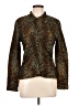 Alberto Makali 100% Polyester Animal Print Brown Jacket Size L - photo 1