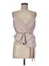 Express 100% Polyester Tan Sleeveless Blouse Size M - photo 1