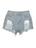 Shein Blue Denim Shorts Size M - photo 1