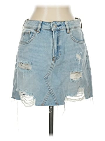 PacSun Denim Skirt (view 1)