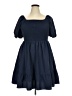 Unbranded 100% Polyester Solid Blue Casual Dress Size XXXL - photo 1
