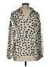 Zara Polka Dots Ivory Long Sleeve Blouse Size L - photo 1