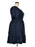Unbranded 100% Polyester Solid Blue Casual Dress Size XXXL - photo 4