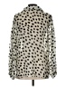 Zara Polka Dots Ivory Long Sleeve Blouse Size L - photo 2