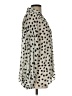 Zara Polka Dots Ivory Long Sleeve Blouse Size L - photo 4