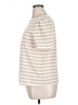 Caslon Stripes Ivory Short Sleeve Turtleneck Size XL - photo 5