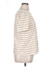 Caslon Stripes Ivory Short Sleeve Turtleneck Size XL - photo 4