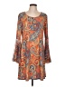 MSK Paisley Orange Casual Dress Size 1X (estimated) - photo 1