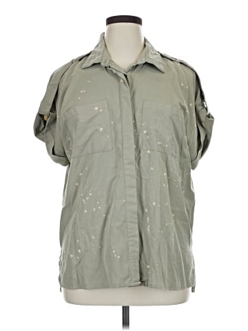 White Birch Short Sleeve Blouse (view 1)