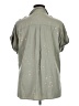 White Birch Stars Green Short Sleeve Blouse Size XL - photo 2