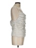 Express Silver Sleeveless Top Size L - photo 4