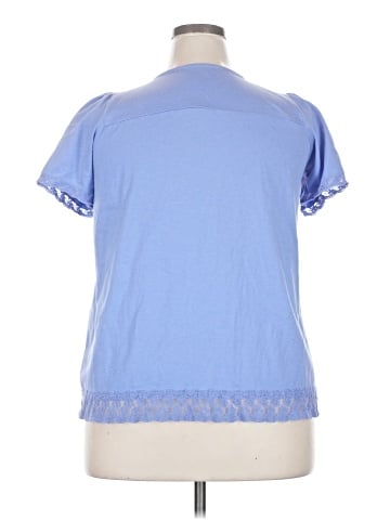 Woman Within Short Sleeve Blouse (view 2)