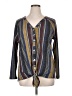 Cha Cha Vente Gray 3/4 Sleeve Blouse Size XL - photo 1
