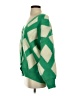 Elena Argyle Green Cardigan Size S - photo 5