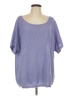 Heyson 100% Polyester Purple Short Sleeve Top Size L - photo 1