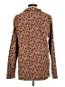 Lands' End 100% Polyester Animal Print Brown Pullover Sweater Size L (tall) - photo 2