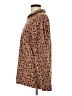Lands' End 100% Polyester Animal Print Brown Pullover Sweater Size L (tall) - photo 5