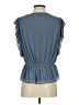 Express Outlet 100% Polyester Blue Sleeveless Blouse Size S - photo 2