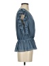 Express Outlet 100% Polyester Blue Sleeveless Blouse Size S - photo 4