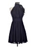 Express 100% Polyester Solid Blue Cocktail Dress Size 2 - photo 1