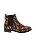 Clarks Animal Print Brown Ankle Boots Size 10 - photo 1