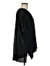 Eileen Fisher 100% Wool Black Poncho Size M - photo 4