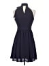 Express 100% Polyester Solid Blue Cocktail Dress Size 2 - photo 2