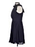 Express 100% Polyester Solid Blue Cocktail Dress Size 2 - photo 5