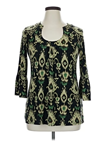 INC International Concepts 3/4 Sleeve Blouse (view 1)