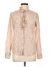 J.Crew Tan Long Sleeve Blouse Size 12 - photo 1