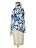 Self Esteem Floral Blue Short Sleeve Blouse Size S - photo 5
