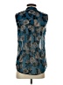 CAbi 100% Polyester Blue Sleeveless Blouse Size S - photo 2