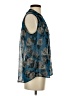CAbi 100% Polyester Blue Sleeveless Blouse Size S - photo 4
