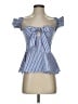 Bebe Blue Sleeveless Blouse Size 4 - photo 1