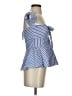 Bebe Blue Sleeveless Blouse Size 4 - photo 4