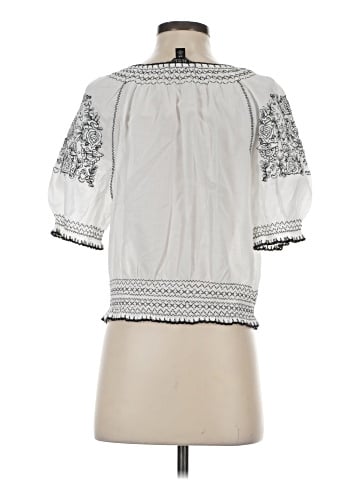 Lauren by Ralph Lauren Short Sleeve Blouse (view 2)